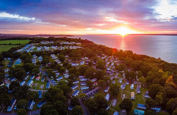 camp site on coast