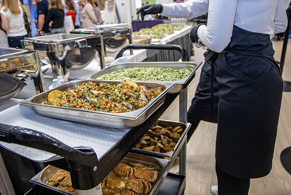 catering team at venue